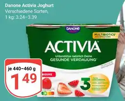 Globus Danone activia joghurt Angebot