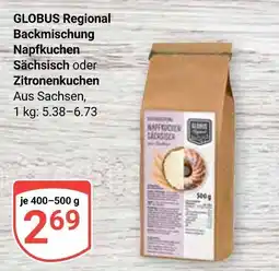 Globus Globus regional backmischung napfkuchen sächsisch Angebot