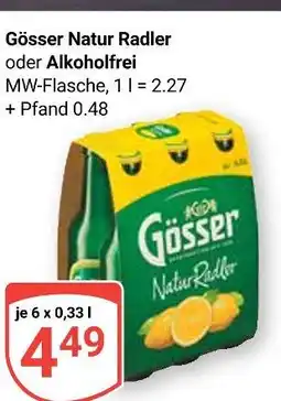 Globus Gösser natur radler Angebot