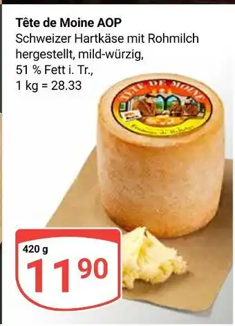 Globus Tête de moine aop Angebot