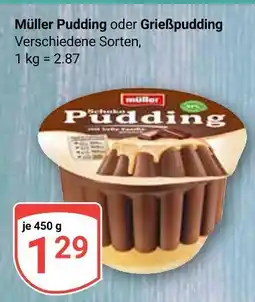 Globus Müller pudding Angebot