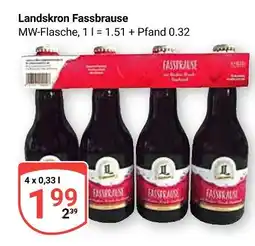 Globus Landskron fassbrause Angebot