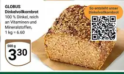 Globus Globus dinkelvollkornbrot Angebot