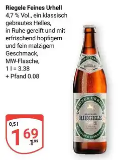 Globus Riegele feines urhell Angebot