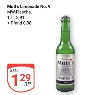 Globus Mött's limonade no. 9 Angebot