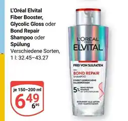 Globus L'oréal elvital fiber booster Angebot