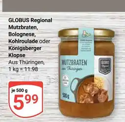 Globus Globus regional mutzbraten Angebot