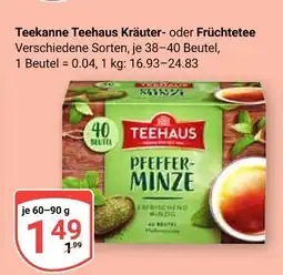 Globus Teekanne teehaus kräutertee Angebot