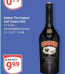Globus Baileys baileys the original irish cream likör Angebot