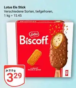 Globus Lotus eis stick Angebot