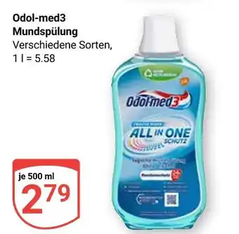 Globus Odol-med3 mundspülung Angebot