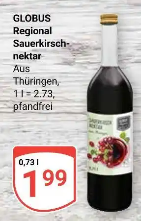 Globus Globus regional sauerkirschnektar Angebot