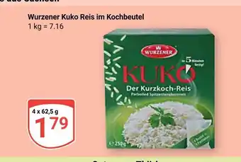 Globus Wurzener kuko reis im kochbeutel Angebot