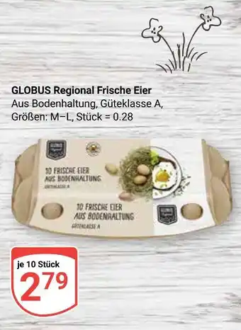Globus Globus regional frische eier Angebot