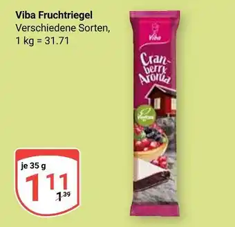 Globus Viba fruchtriegel Angebot