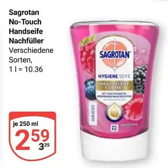Globus Sagrotan no-touch handseife nachfüller Angebot