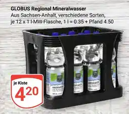 Globus Globus regional mineralwasser Angebot