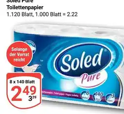 Globus Soled pure toilettenpapier Angebot