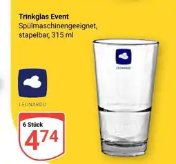 Globus Leonardo trinkglas event Angebot