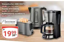 Globus Bestron wasserkocher awk1000tg Angebot