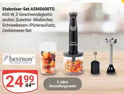 Globus Bestron stabmixer-set asms600tg Angebot