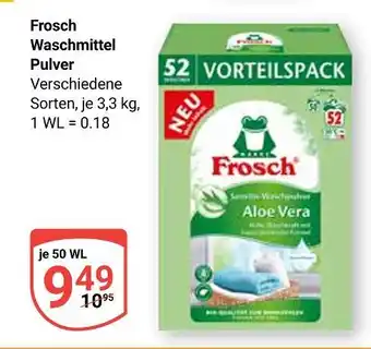 Globus Frosch waschmittel pulver Angebot