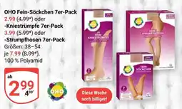 Globus Oho fein-söckchen 7er-pack Angebot