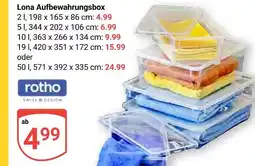 Globus Rotho lona aufbewahrungsbox Angebot