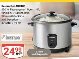 Globus Bestron reiskocher arc180 Angebot