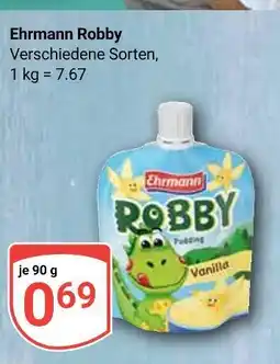 Globus Ehrmann robby pudding vanilla Angebot