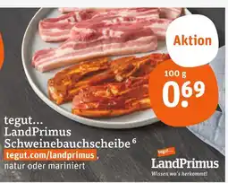 tegut Landprimus schweinebauchscheibe natur Angebot