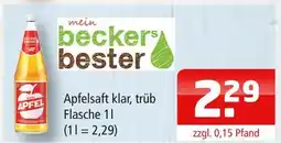 Getränke Oase Mein beckers bester apfelsaft klar, trüb Angebot