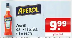 Getränke Oase Aperol aperitif Angebot
