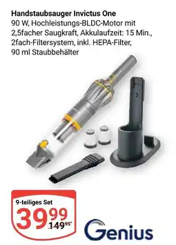 Globus Genius handstaubsauger invictus one Angebot