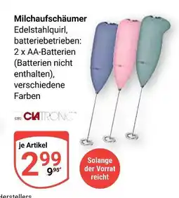 Globus Clatronic milchaufschäumer Angebot