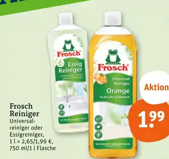 tegut Frosch essig reiniger Angebot