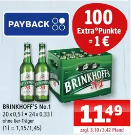Getränke Oase Brinkhoff's brinkhoff's no.1 Angebot