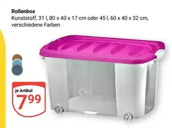 Globus Rollenbox Angebot