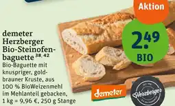 tegut Demeter herzberger bio-steinofenbaguette Angebot