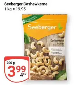 Globus Seeberger cashewkerne Angebot
