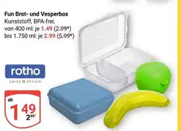 Globus Rotho fun brot- und vesperbox 400 ml Angebot