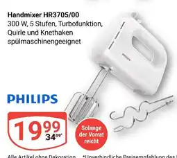 Globus Philips handmixer hr3705/00 Angebot