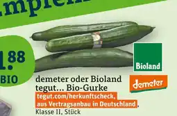 tegut Bioland bio-gurke Angebot