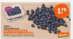 tegut Demeter heidelbeeren Angebot