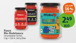 tegut Ppura arrabbiata bio-nudelsauce Angebot