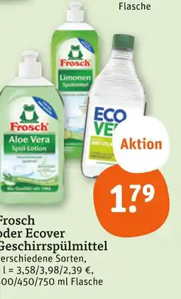 tegut Frosch aloe vera spül-lotion Angebot