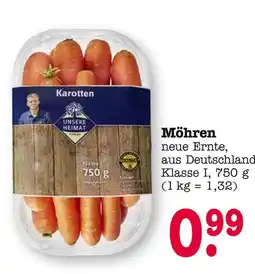E-Center Unsere heimat möhren Angebot