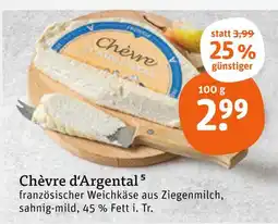 tegut Chèvre d'argental Angebot