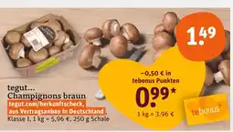 tegut Tegut champignons braun Angebot