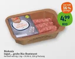 tegut Tegut... grobe bio-bratwurst Angebot